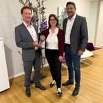 Award mit Peter Winterstein, Silvia Ecker, Tobias Senninger